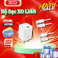 Bộ Sạc Nhanh - XO Việt Nam - Bộ Sạc Điện Thoại - Combo Sạc Nhanh PD20W | XO L146 US Trắng