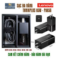 Bộ sạc nhỏ gọn Lenovo Thinkplus 65W USB-C hỗ trợ sạc nhanh cho Laptop và các thiết bị