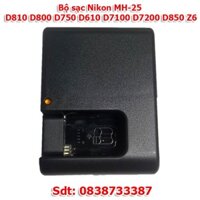 Bộ sạc Nikon MH-25 D810 D800 D750 D610 D7100 D7200 D850 Z6 Và MH-63