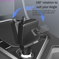 Bộ sạc ô tô với thiết kế cáp linh hoạt để sạc thiết bị di động nhanh