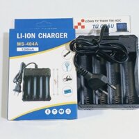 Bộ sạc Pin 18650 Li - ion Battery Universal charger Khay 4 Viên