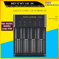 Bộ sạc pin AA 18650 thông minh đa năng Smart Charger - Sạc được nhiều loại pin 1,2V - 3,7V dòng điện cao 2A