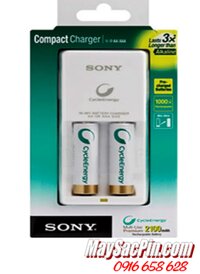 Bộ sạc pin AA 2 rảnh Sony BCG-34HW2KN kèm sẳn 2 pin sạc Sony AA2100mAh Made in Japan |HẾT HÀNG