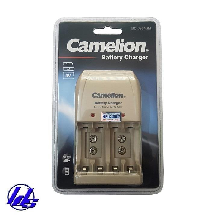 Bộ sạc pin AA, AAA, 9V Camelion BC-0904SM , kèm 4 pin  AA2700mAh