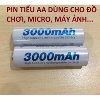 Bộ sạc pin AA AAA Beston C8002 dùng cho micro không dây, máy ảnh, điều khiển, đồ chơi trẻ em, đồng hồ - lẻ 2 pin AA3000
