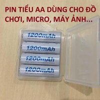 Bộ sạc pin AA AAA Beston C8002 dùng cho micro không dây, máy ảnh, điều khiển, đồ chơi trẻ em, đồng hồ - lẻ 4 pin AA1200