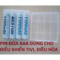 Bộ sạc pin AA AAA Beston C8002 dùng cho micro không dây, máy ảnh, điều khiển, đồ chơi trẻ em, đồng hồ - lẻ 4 pinAAA1100