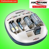 Bộ Sạc Pin AA - AAA - C - D - 9V Ansmann Energy 8 Plus Chính Hãng