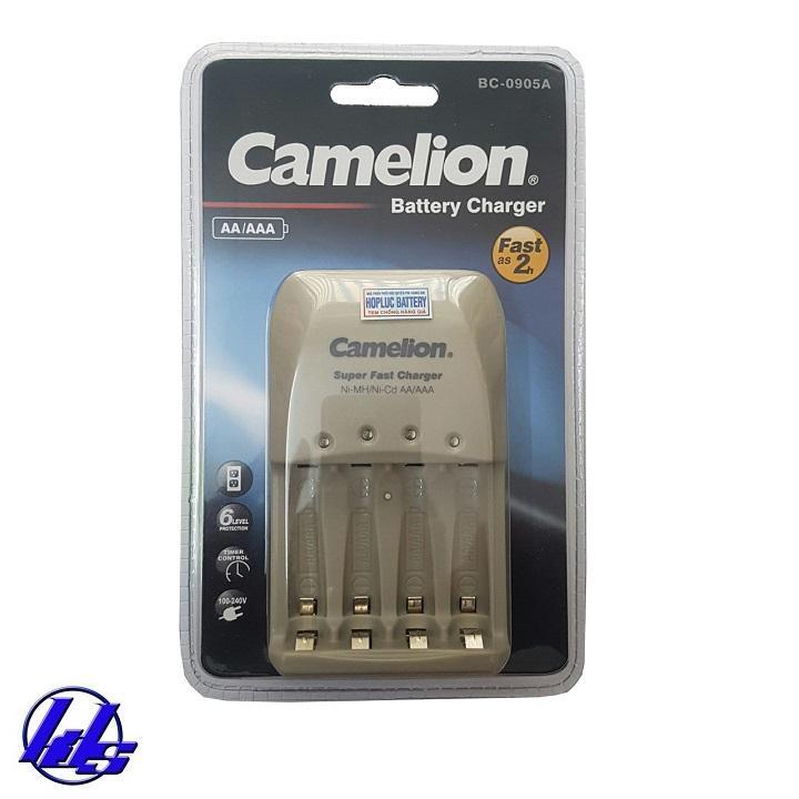 Bộ sạc pin AA, AAA Camelion BC-0905A , 4 pin sạc AA2700mAh