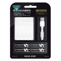 Bộ sạc pin AA - AAA Xiaomi ZMI PB401 kèm Pin sạc AA Xiaomi Zi5 & Pin AAA Xiaomi Zi7