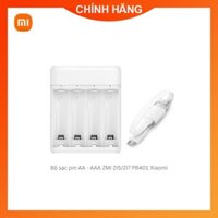 Bộ sạc pin AA - AAA ZMI ZI5/ZI7 PB401 chính hãng Xiaomi