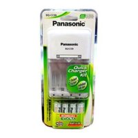 Bộ sạc pin AA Panasonic Evolta BQ-CC09 +4 pin