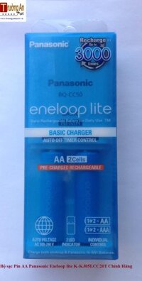 Bộ sạc Pin AA Panasonic Eneloop K KJ05LCC20T Chính Hãng