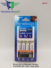Bộ sạc Pin AA Panasonic Eneloop K KJ55MC40T 1.5hrs Chính Hãng
