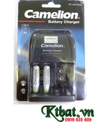 Bộ sạc pin AAA Camelion BC-0904SM(2NH-AAA900ARBP2), kèm sẳn 2 pin sạc Camelion NH-AAA900ARBP2 (AAA1100mAh 1.2v) chính hãng