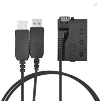 Bộ Sạc Pin andoer lp-e8 dc usb Cho Máy Ảnh canon rebel t3i t2i t4i t5i eos 600d 550d 650d 700d kiss x5 x4 x6