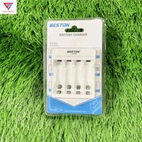 Bộ Sạc Pin Beston C8002 Và 4 Viên Pin Sạc Beston AA / AAA 3000mAh