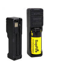 Bộ sạc pin cổng USB Supfire AC16 chính hãng , phù hợp nhiều loại pin   (mã DP72)