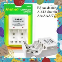 Bộ Sạc Pin Đa Năng Jiabao A612 Cho Pin AA-AAA-9V