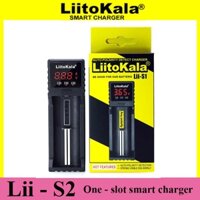 Bộ sạc pin đa năng Liitokala Lii-S1, sạc 18650 1.2V 3.7V 3.2V AA / AAA 26650 21700 NiMH, Li-Ion