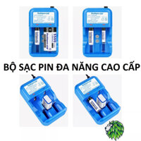 Bộ sạc pin đại , pin tiểu, pin 9v Doublepow đa năng thông minh tự điều chỉnh dòng sạc ngắt khi đầy hàng cao câp