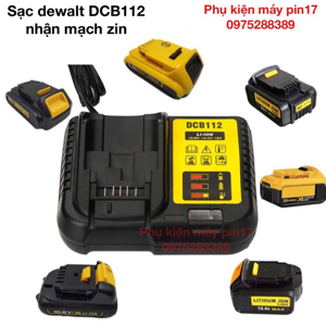 Bộ sạc pin Dewalt DCB112