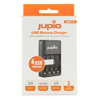 Bộ sạc pin dùng cho 4 viên AA, AAA cổng USB