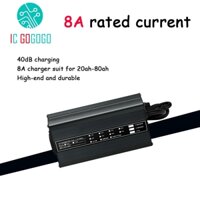 Bộ Sạc Pin lithium 48v 60v 72v 8a lipo lifepo4 84v 73v 67.2v 20s 16s 220v Dành Cho Xe Đạp Điện