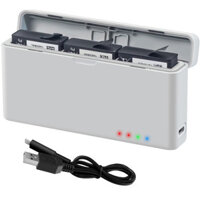 Bộ sạc pin Osmo Action 4 cho dòng pin DJI Action 3, hỗ trợ nhiều thiết bị sạc, Trình quản lý sạc 4 / 3 DJI Action, Sạc 3 pin cùng một lúc