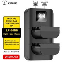 Bộ sạc pin Pisen 2 in 1 Canon E6NH ( Light and Shadow )