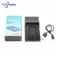 Bộ Sạc Pin USB BP-745 BP-727 BP-718 BP745 BP727 Cho Canon HFR80 HFR82 HFR800 HFR70 HFR72 HFR700 HFM52 HFM500 HFR30