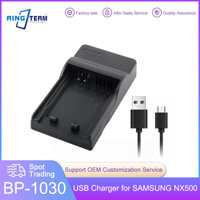 Bộ Sạc Pin USB BP1030 BP1130 BP-1030 Cho Máy Ảnh SAMSUNG NX500 NX1000 NX1100 NX2000 NX200 NX210 NX300 NX300M L10