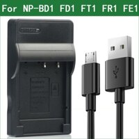 Bộ Sạc Pin USB Cho Sony NP-BD1 NP-FD1 NP-FT1 NP-FR1 NP-FE1 BC-CSD BC-CS3 BC-TR1 DSC-G3 DSC-T70 DSC-T75 DSC-T77 DSC-T777