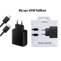 Bộ sạc Samsung 45W, củ cáp sạc Samsung Galaxy Note 10 plus/S20 Ultra/ Tab S7/ Tab S7 Plus/ Tab S7 FE