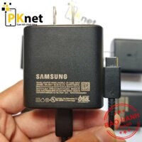 Bộ sạc siêu nhanh 45W chính hãng Samsung cho Note10 plus/S20/Note20 CHÂN DẸT + Cáp Type C to Type C 5A chính hãng.