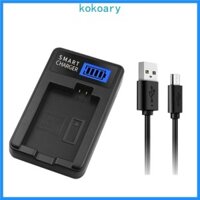 Bộ sạc USB LCD KOK LP-E5 LPE5 LP E5 cho Rebel XS Rebel T1i