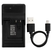 Bộ sạc USB Norifon DMW-BCG10 cho Panasonic Lumix DMC-TZ10, DMC-TZ20, DMC-TZ22, DMC-TZ6, DMC-TZ7, DMC-TZ8, DMC-ZR1, DMC-ZR3, DMC-ZS1, DMC-ZS3, DMC-ZS3, DMC-ZS5, DMC-ZS7, DMC-ZX1, Dmc-zx3