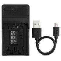 Bộ sạc USB Norifon NP-FH50 cho Sony DCR-DVD108 DCR-DVD610 DCR-DVD105 DCR-HC21 DCR-HC52 DCR-HC38 DCR-SR45 DCR-SR47 DCR-SX85 DCR-SX45 DCR-SX44 HDR-SR11 HDR-SR12 HDR-XR160