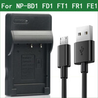 Bộ sạc USB NP-BD1 cho Sony NP-BD1 NP-FD1 NP-FT1 NP-FR1 NP-FE1 BC-CSD BC-CS3 BC-TR1 DSC-G3 DSC-T70 DSC-T77 DSC-T75