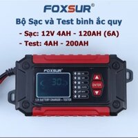 Bộ sạc và test bình ắc quy 12V 120Ah 2 trong 1 FTC-1206 máy kiểm tra bình ắc quy 200Ah