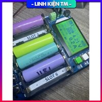 Bộ Sạc Xả Đo Dung Lượng Test Pin 18650 6 Cell
