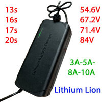Bộ sạc xe điện Lithium lion 48V/60V/72V- 3A/5A/8A/10A cao cấp
