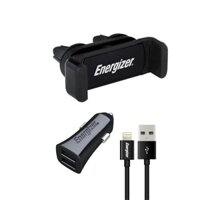 BỘ SẠC XE HƠI ENERGIZER 3.4A 2USB + CÁP LIGHTNING CKITB2CLI3