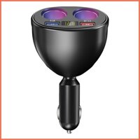 Bộ sạc xe hơi USB Bộ chuyển đổi sạc xe hơi đôi Bộ chia nguồn ô tô với 2 cổng USB Xe đa chức năng Nhanh burbvn