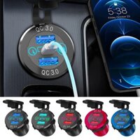 Bộ sạc xe máy nhanh Bộ sạc nguồn Sạc nhanh Bộ sạc USB với 3 cổng sạc roppvn