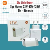 Bộ sạc XIA0MI 67 W, Bộ sạc nhanh 67W, sạc 120W, sạc Xiaomi 120W