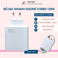 Bộ sạc Xiaomi Sạc 120W Sạc Nhanh Tăng Áp Cho Xiaomi 14/13/ 12Pro Lite Redmi Note K70/K60/K50/12/11Pro...