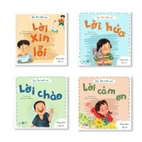 Bộ Sách - Bé Học Cách Nói: Lời Xin Lỗi, Lời Cảm ơn, Lời Hứa, Lời Chào