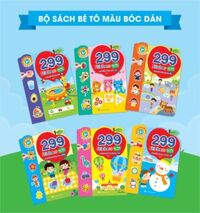 Bộ sách bóc dán phát triển trí tuệ cảm xúc CQ, IQ, EQ 299 Stickers - Trọn bộ 6 cuốn