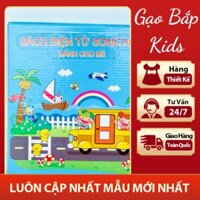 Bộ Sách Điện Tử Song Ngữ Anh - Việt Cho Bé Có Phát Âm, Phát Bài Hát, Kiểm Tra Từ Vựng